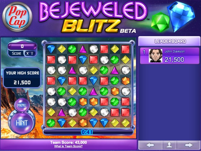 Bejeweled Blitz 10min